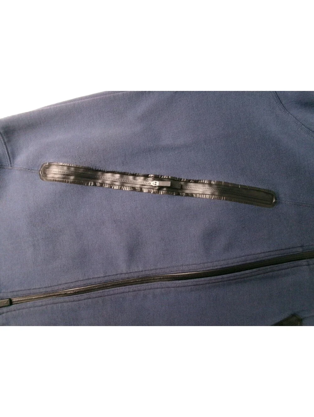 Air Jordan Lite Fleece Full Zip Hoodie Men's M Blue Zip Pocket Jacket